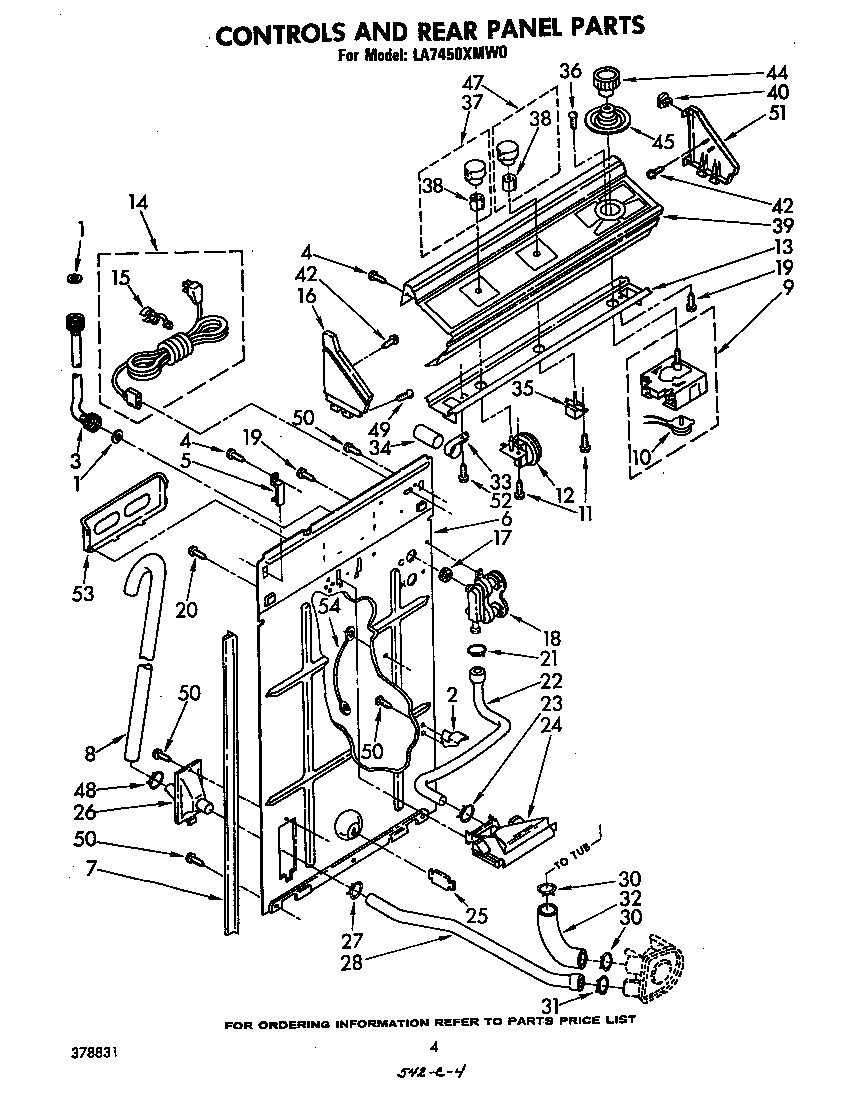 Controls and rear panel