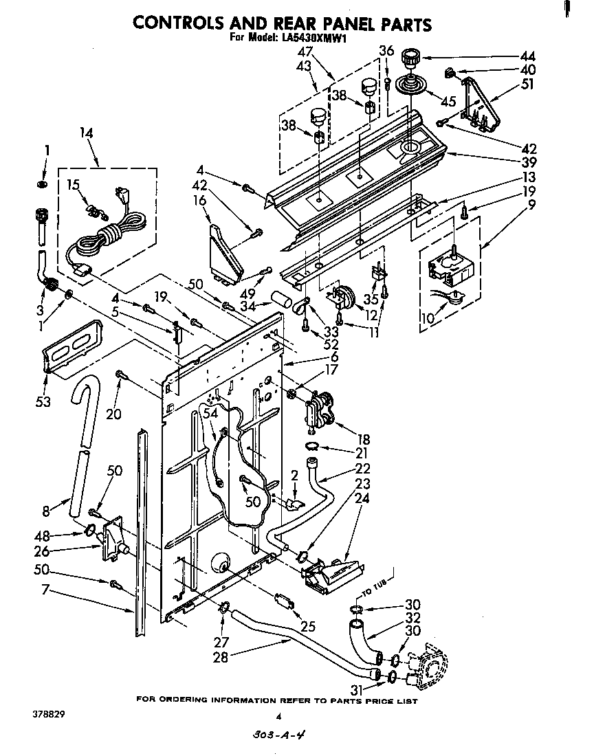 Controls and rear panel