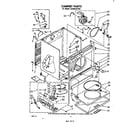 Whirlpool LG5806XPW0 cabinet diagram