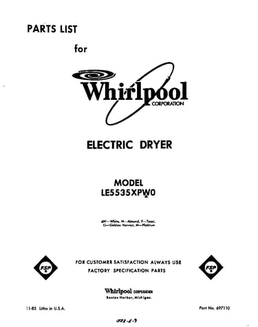 Parts diagram