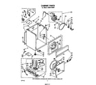 Whirlpool LG5651XMW0 cabinet diagram