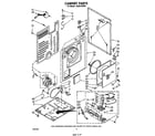 Whirlpool LG4931XSW0 cabinet diagram