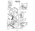 Whirlpool LG6801XSW0 cabinet diagram
