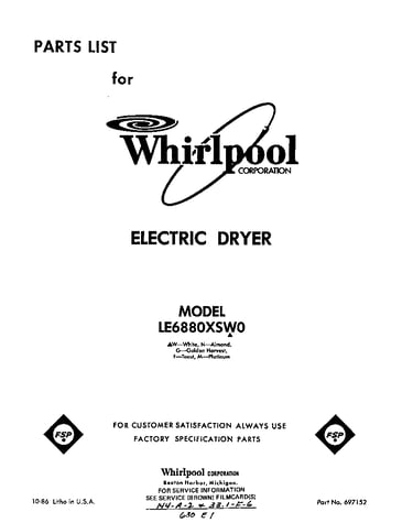 Parts diagram