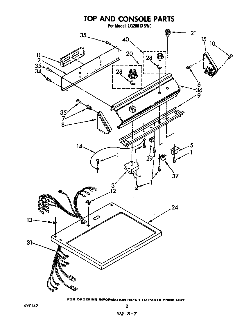 TOP AND CONSOLE