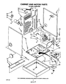 Cabinet and motor