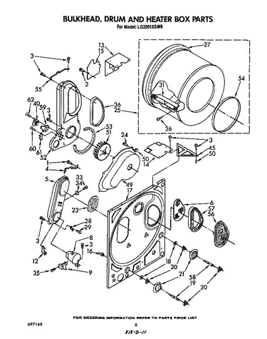Bulkhead, drum and heater box