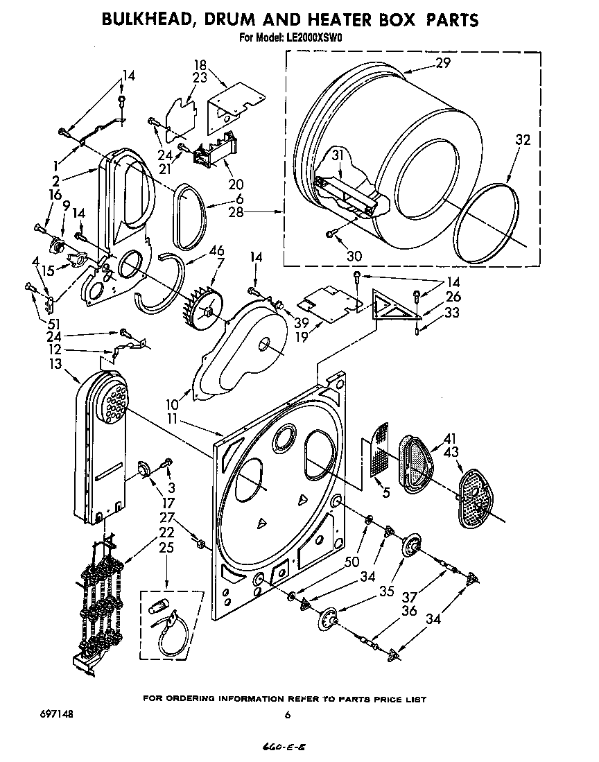 Bulkhead, drum and heater box