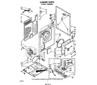 Whirlpool LG4936XMW1 cabinet diagram