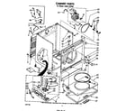 Whirlpool LG5811XPW0 cabinet diagram