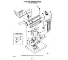 Whirlpool LG6101XSW0 top and console diagram