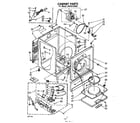 Whirlpool LG6101XSW0 cabinet diagram