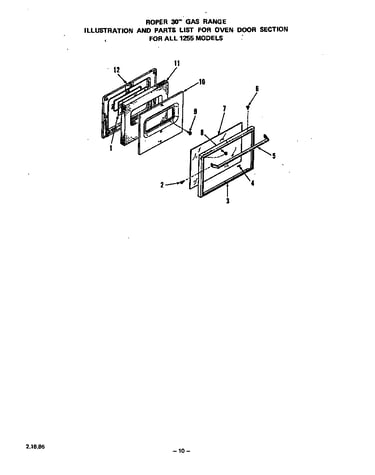 Oven door