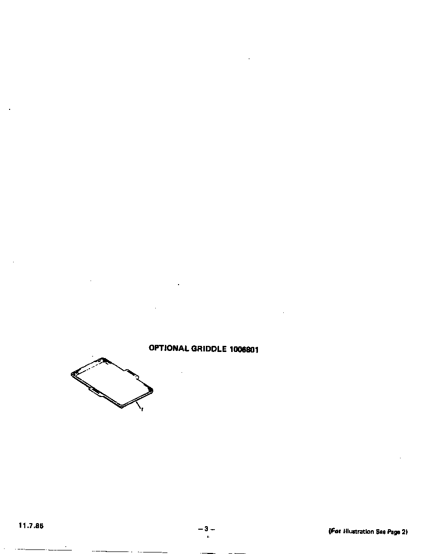 Optional griddle