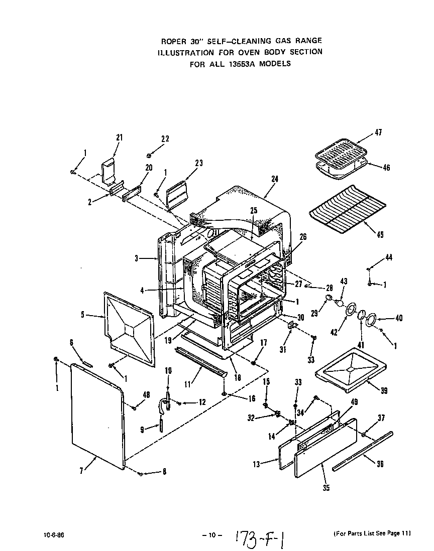 Oven body