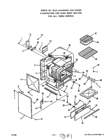 Oven body