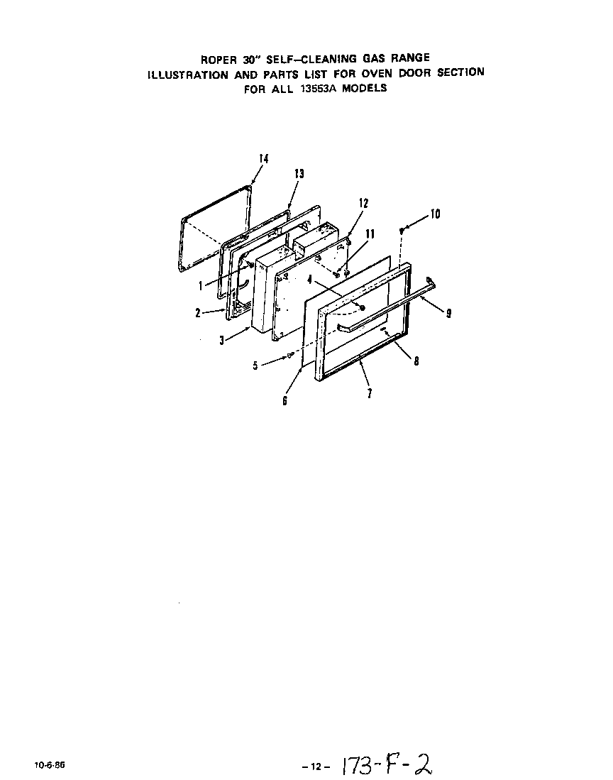 Oven door