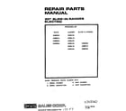 Roper 2426W0A front cover diagram