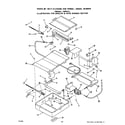 Roper 1456X1A broiler and oven burner diagram