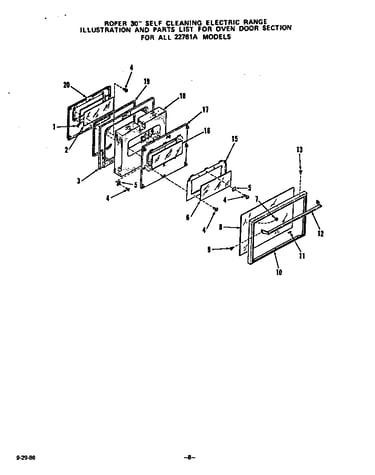 Oven door