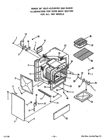 Oven body
