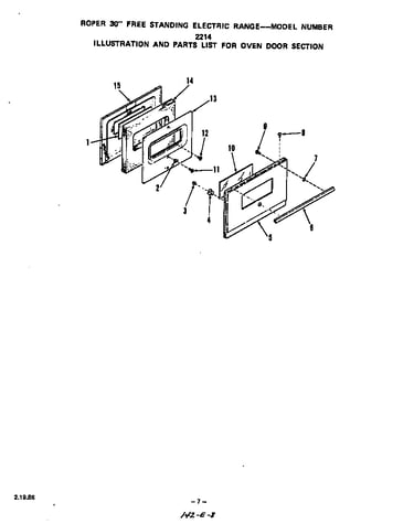 Oven door
