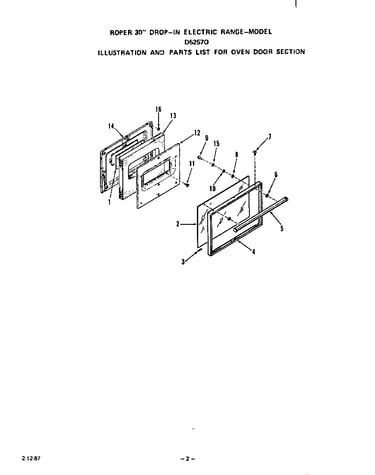 Oven door