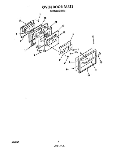 Oven door
