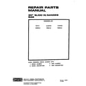 Roper 1456W2A cover page-text only diagram