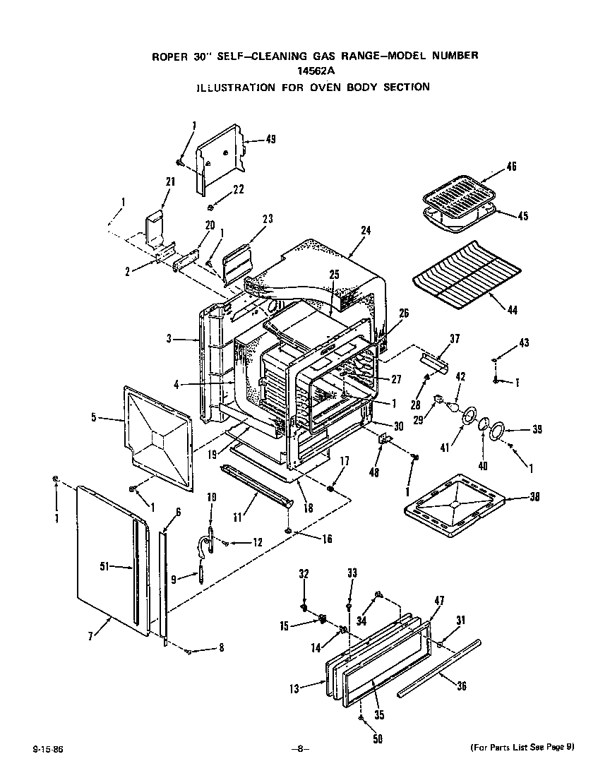 Oven body