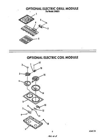 ^electric grill module