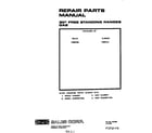 Roper F8957W0 cover page-text only diagram