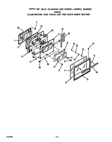 Oven door
