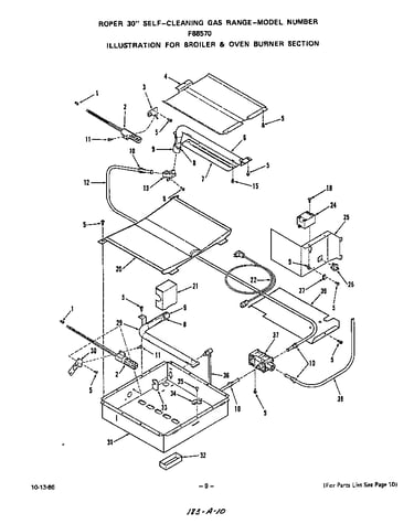 Broiler and oven burner