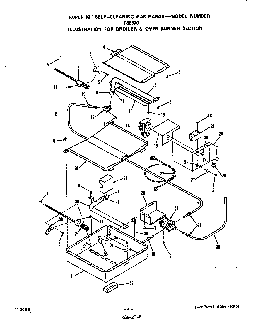 BROILER AND OVEN BURNER