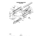 Roper F4857*0 control panel diagram