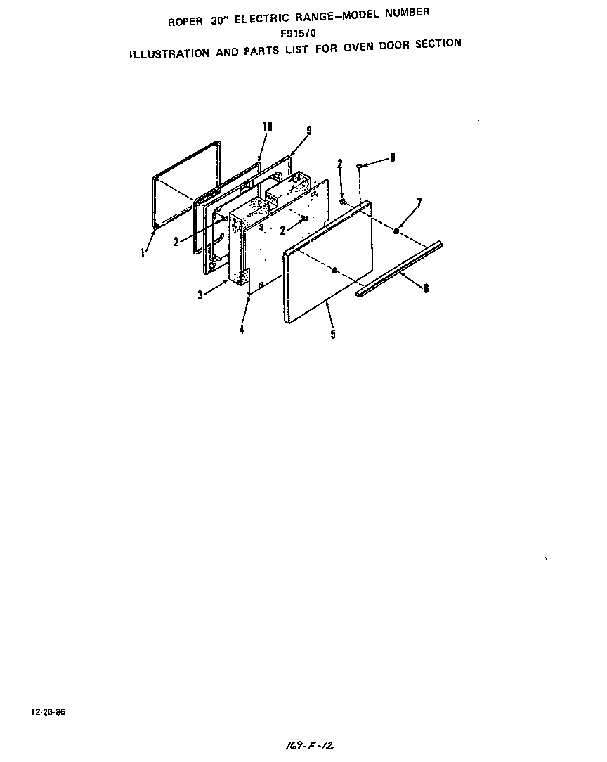 Oven door