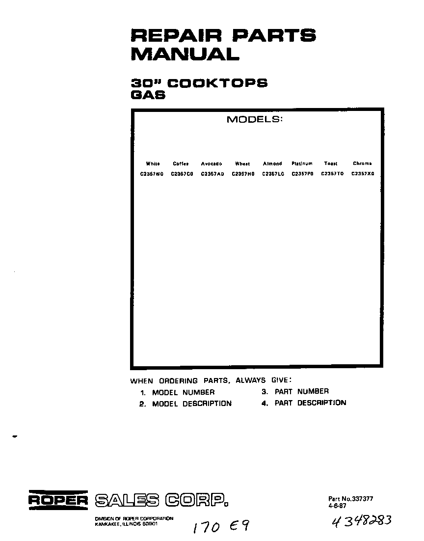 Cover page-text only