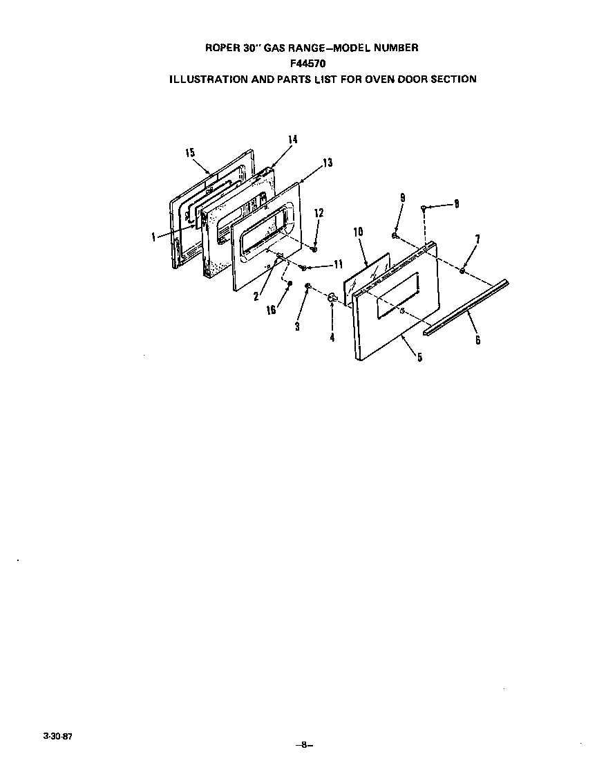Oven door