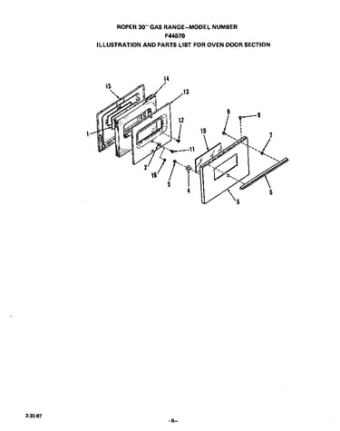 Oven door