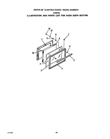 Oven door