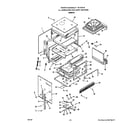 Roper B4007X0 body section diagram