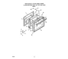 Roper B4007X0 oven door diagram