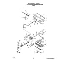 Roper B4007X0 burner section diagram