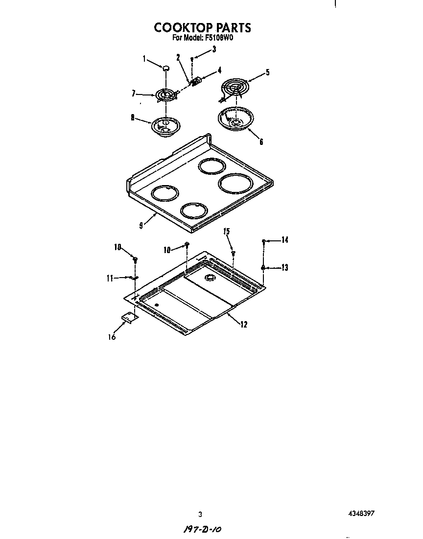 Cook top