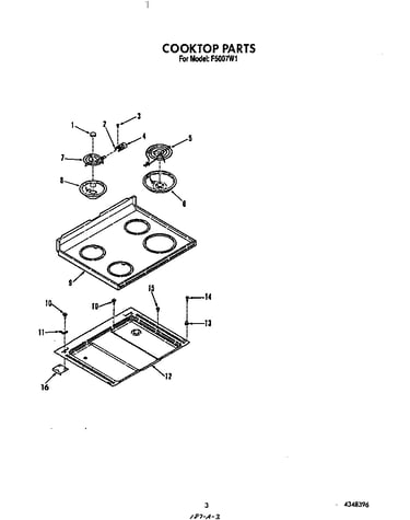 Cook top