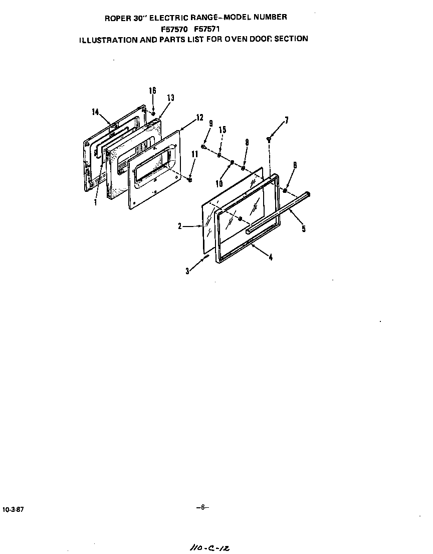 Oven door
