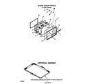 Roper F8858W0 oven door diagram