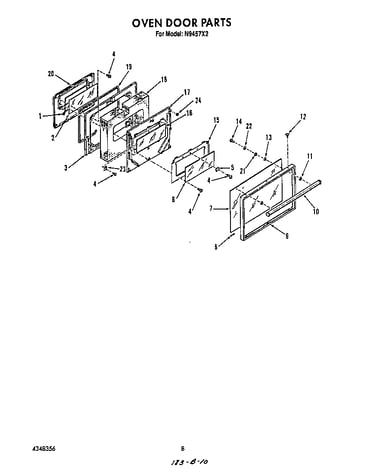 Oven door