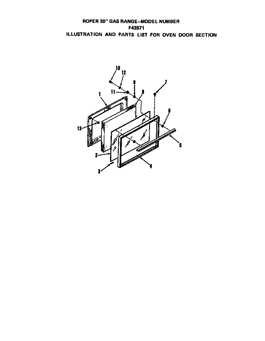 Oven door